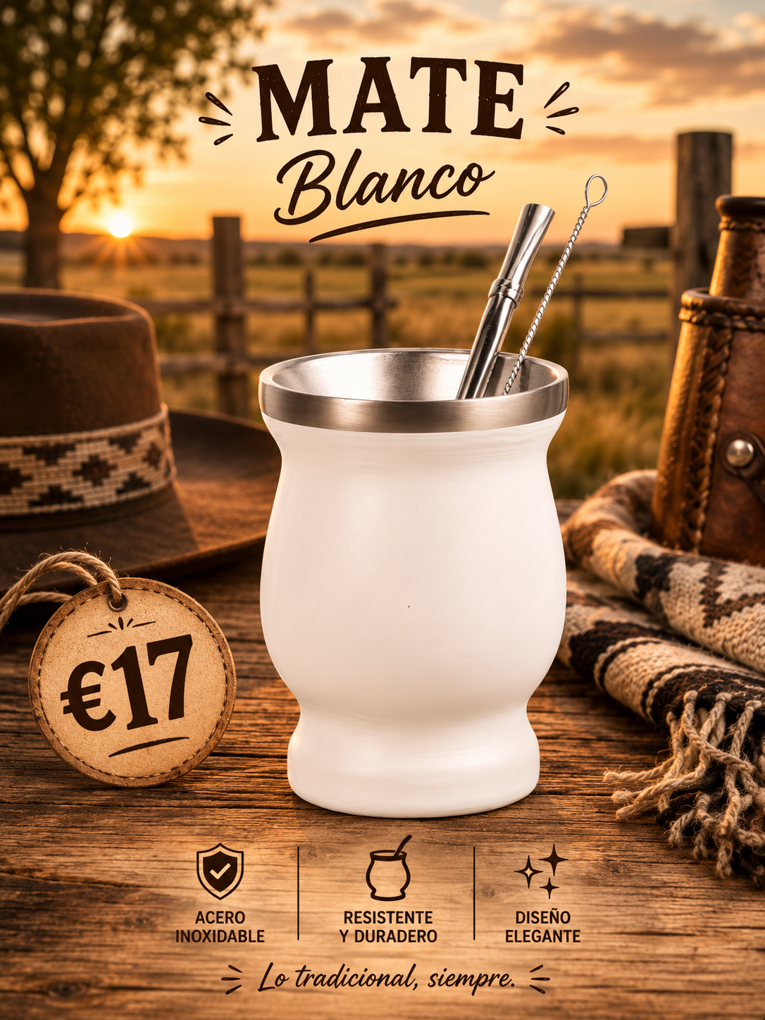 Mate bianco