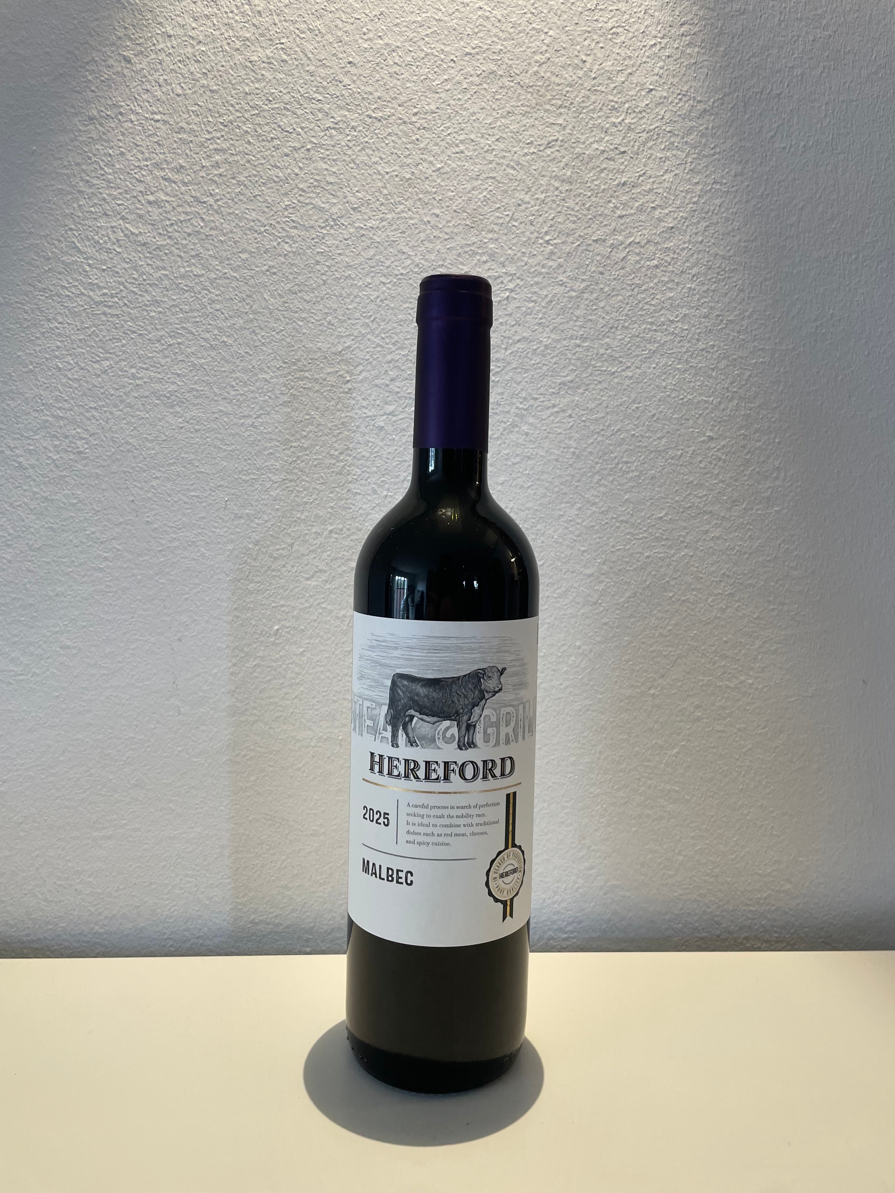 Vino Argentino Hereford Malbec 2025