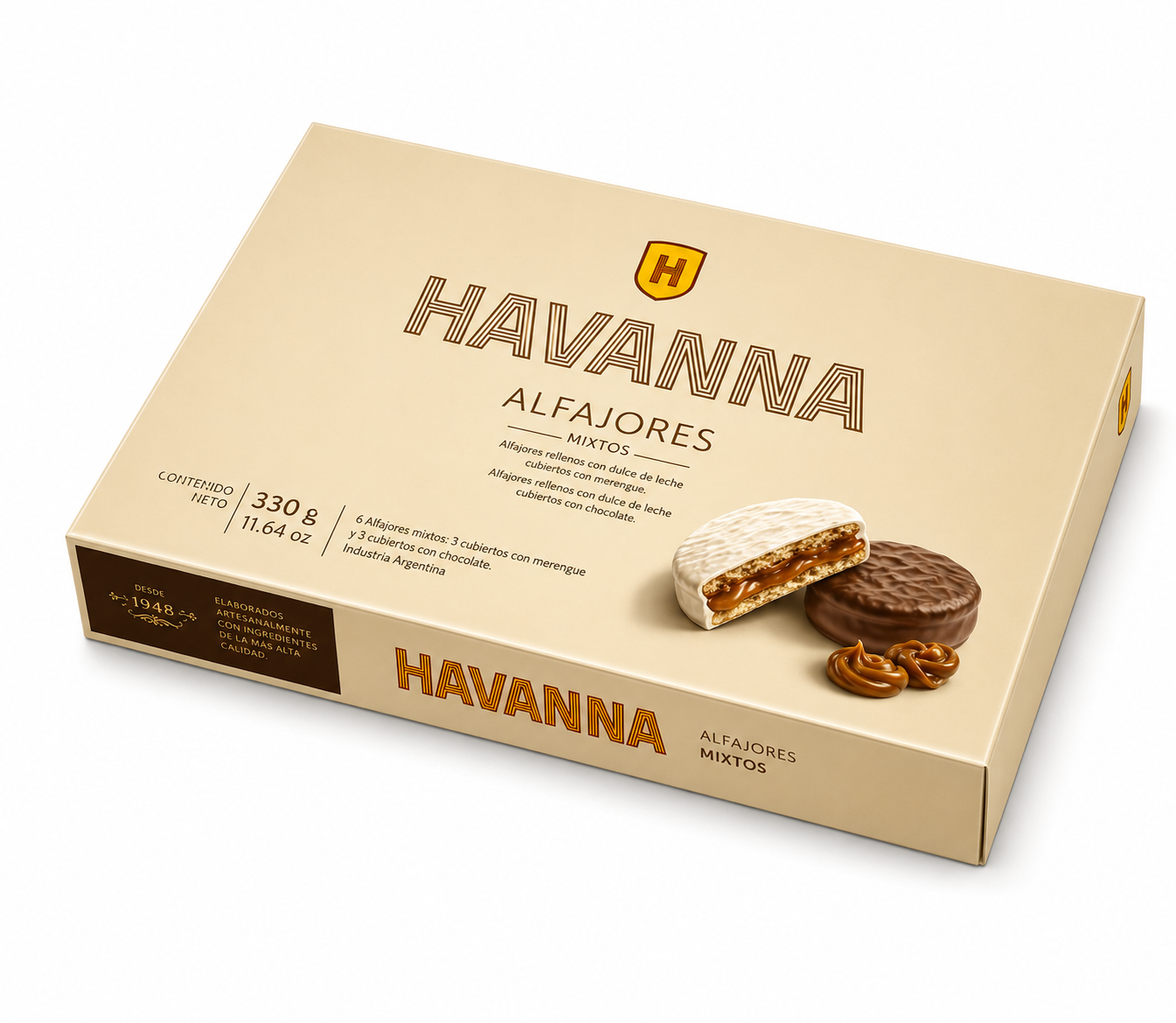 Alfajores Havanna nuez x 6