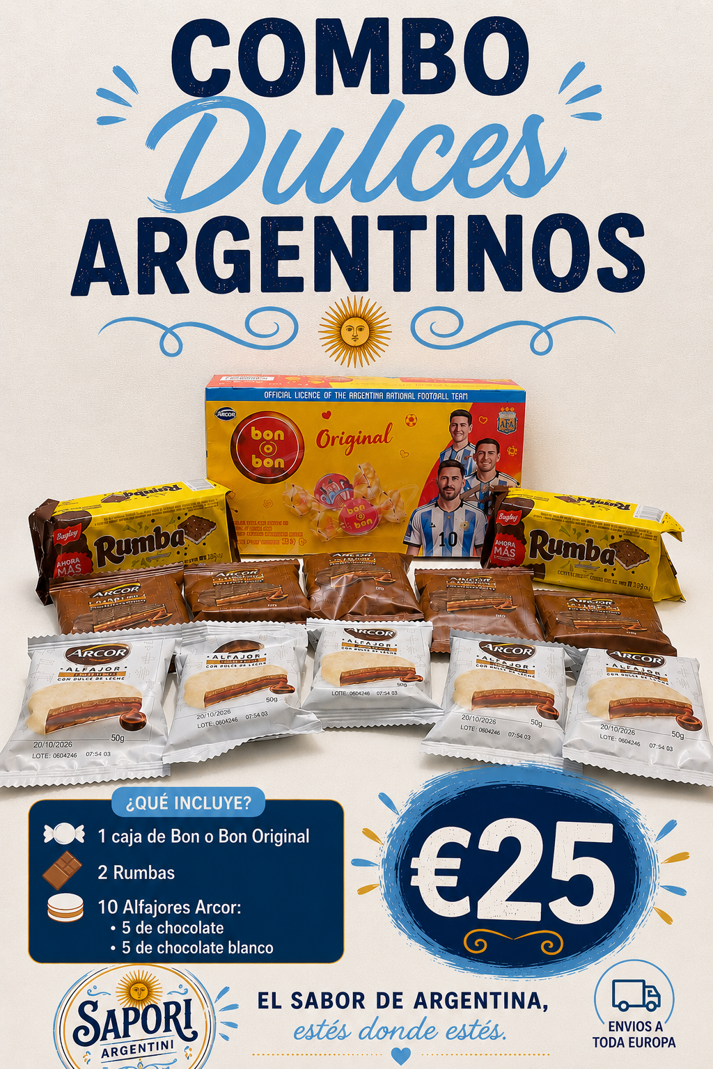 Combo  Dulces Argentinos