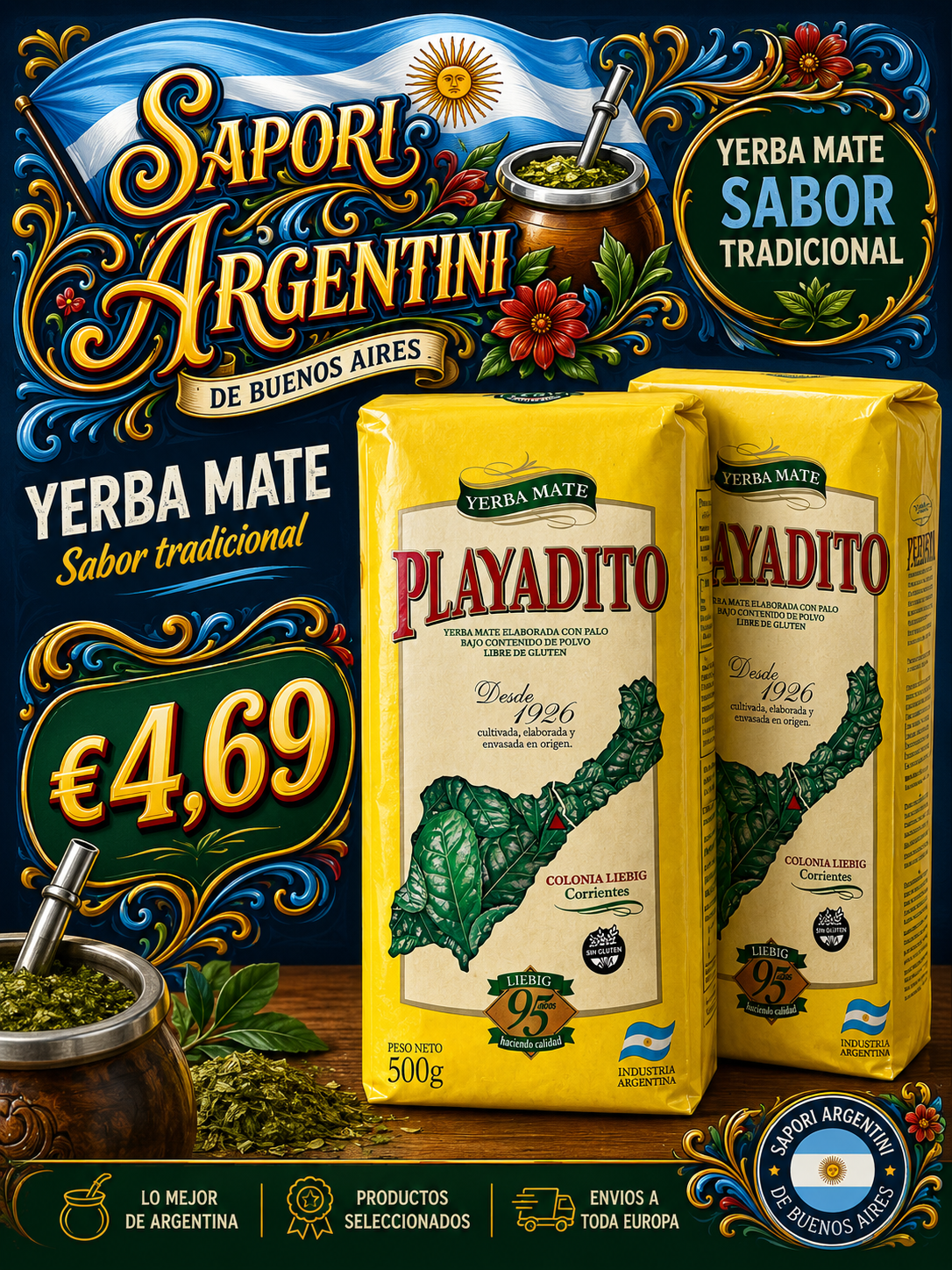 Yerba Playadito 500g
