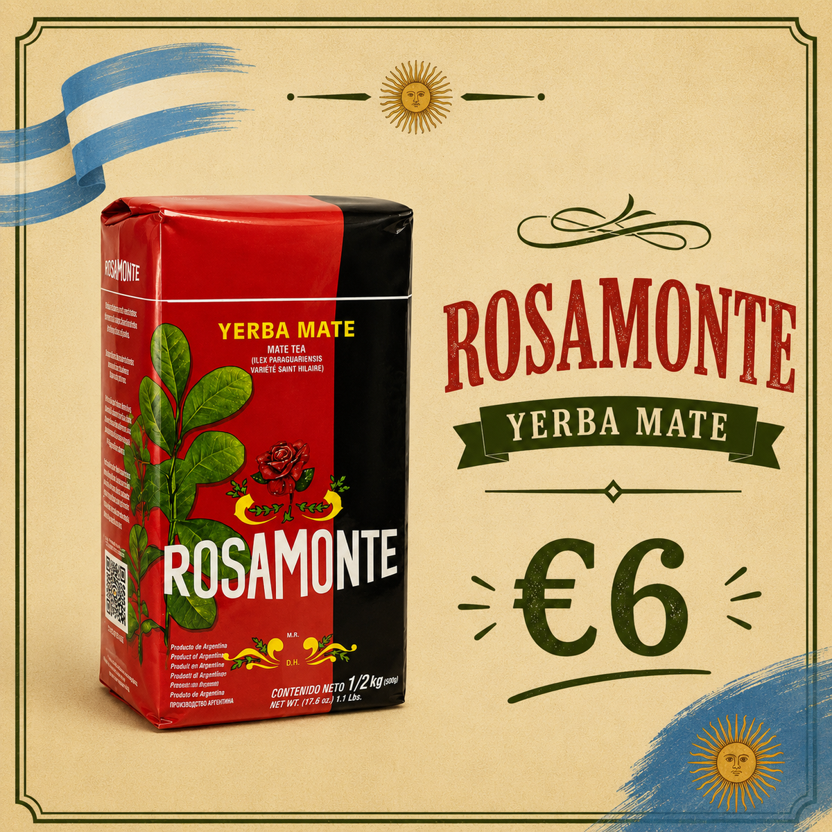 Yerba Rosamonte 500g