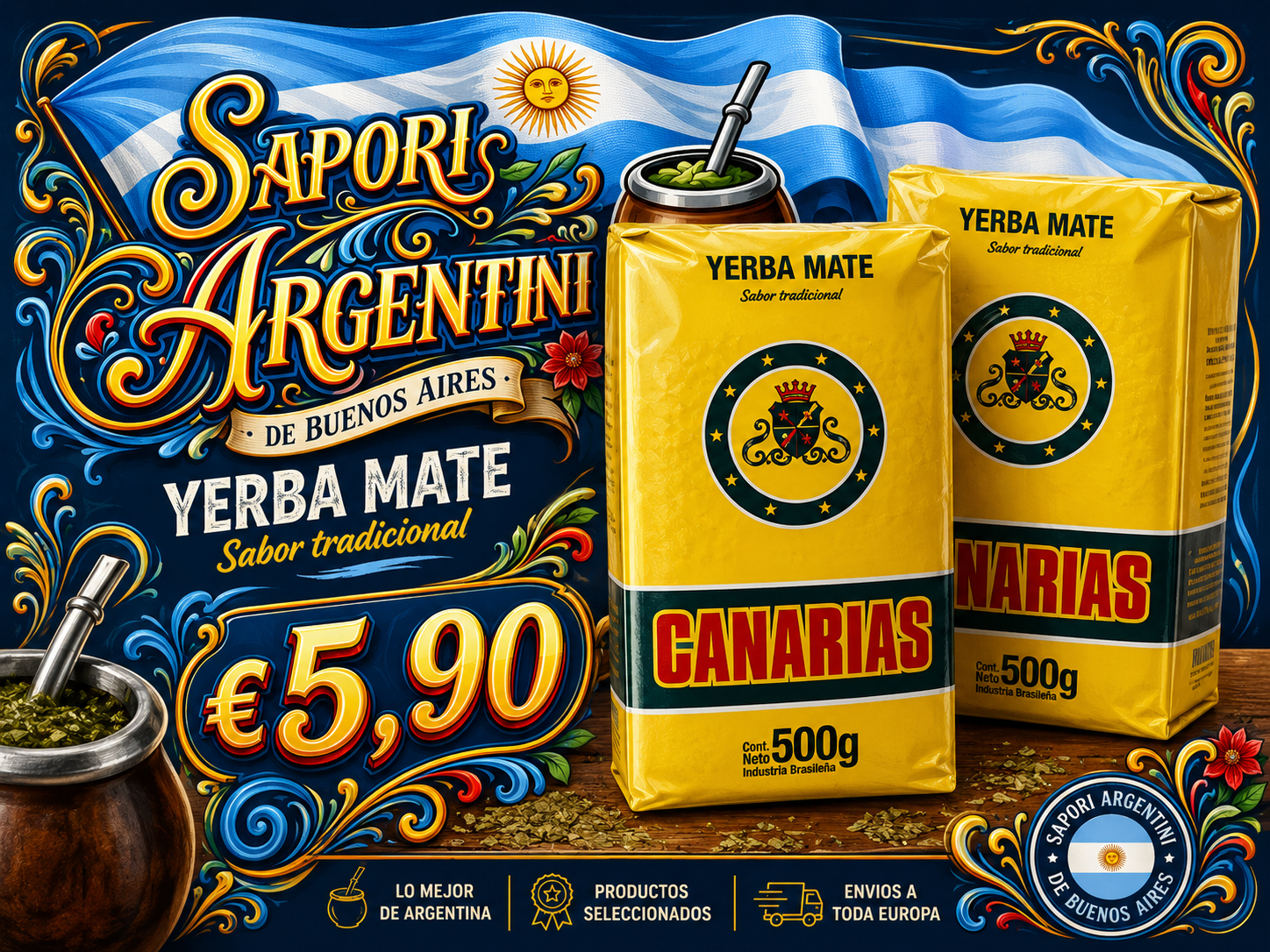 Yerba Canarias 500g