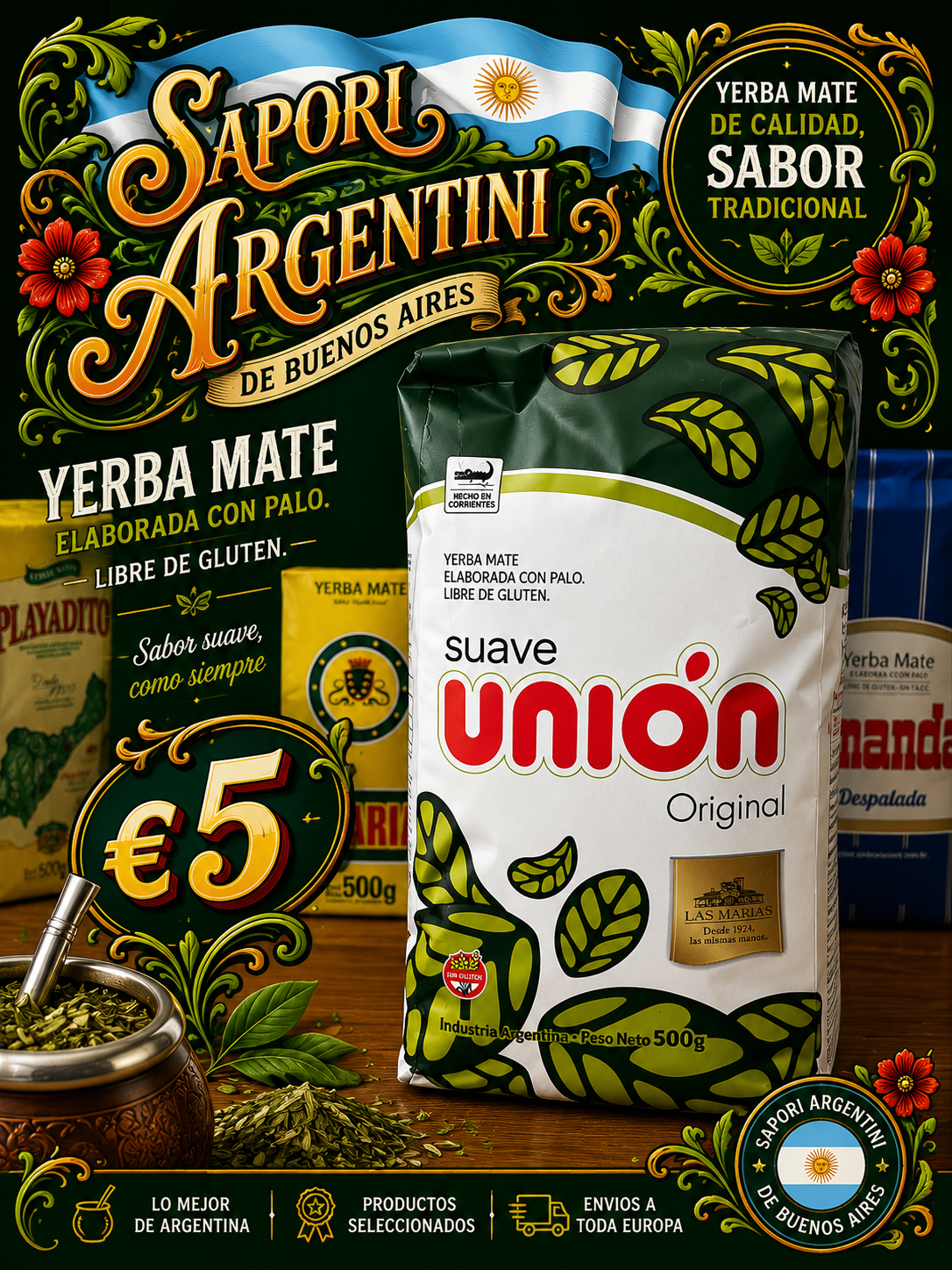 Yerba Unión 500 g