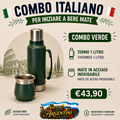 Combo Italiano Mate + Termo 1 litro