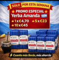 Yerba Mate Amanda pack 10 yerbas 500g