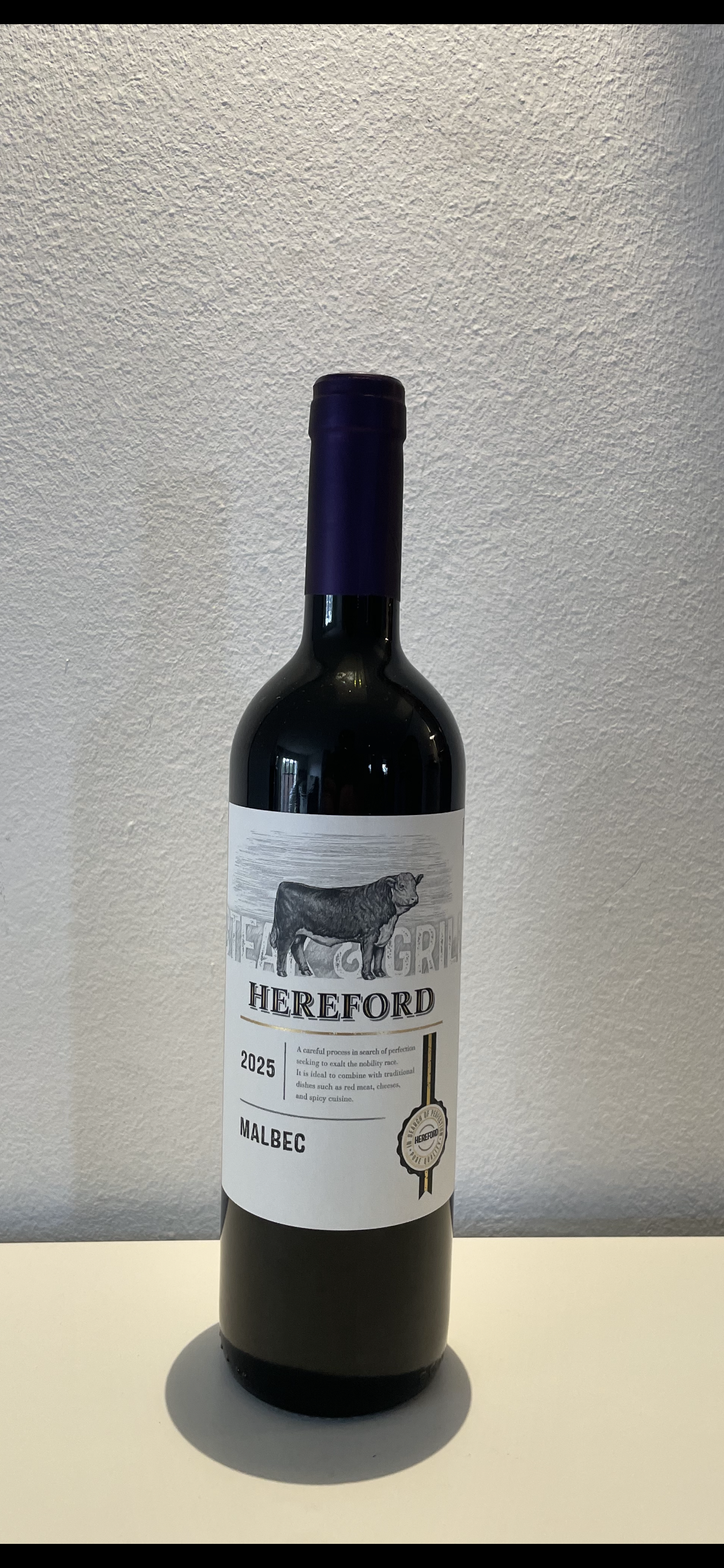 Vino Argentino Hereford Malbec 2025